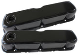 Steel Valve Covers, SBF Black Without Logo AF1822-5052 - Aeroflow