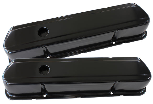 Steel Valve Covers, 253 308 Black Without Logo AF1822-5054 - Aeroflow