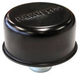 Black Valve Cover Breather Push In Style, No Spout W/Logo AF1822-7000 - Aeroflow