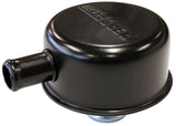 Black Valve Cover Breather Push In, With 5/8" Spout W/Log AF1822-7001 - Aeroflow