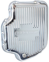 TH400 Deep Transmission Pan Chrome W/ Drain Plug 3" Deep AF1825-3001 - Aeroflow