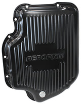 TH400 Deep Transmission Pan Black W/ Drain Plug 3" Deep AF1826-3001 - Aeroflow