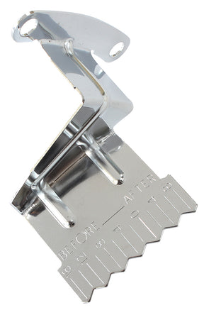 SB Chev Timing Pointer Tab Chrome 6" 7" & 8" Balancer SBC 1827-2001 AF1827-2001 - Aeroflow
