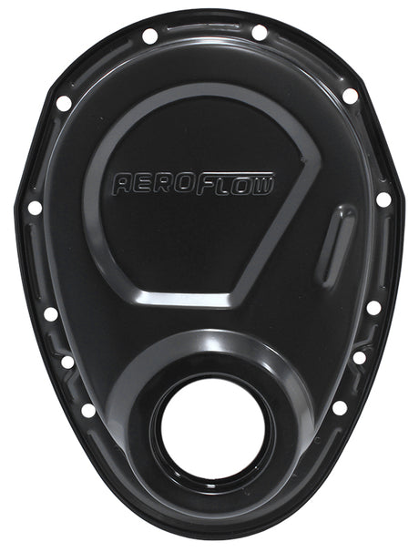 SB Chev Timing Cover Black Gaskets Bolts & Seal AF1828-2000 - Aeroflow