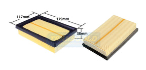 Air Filter (WA5319) Ssangyong Musso 18-23 AF1835 - Transgold | Universal Auto Spares