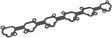 Ford Barra Intake Gasket Falcon BA BF FG AF1853-2304 - Aeroflow