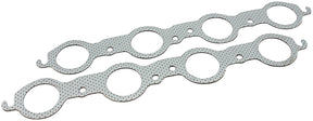 GM LS Exhaust Gasket 1.90" Round Steel LS1 LS2 LS3 Pair AF1854-1012 - Aeroflow