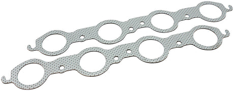 GM LS Exhaust Gasket 1.90" Round Steel LS1 LS2 LS3 Pair AF1854-1012 - Aeroflow