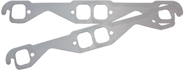 SBC Exhaust Gasket 1.50 x 1.56 Steel Small Block Chev 350 Pair - AF1856-1212-1 AF1854-1212-1 - Aeroflow