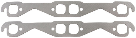 SBC Exhaust Gasket 1.37 x 1.37 Steel Small Block Chev 350 Pair - AF1856-1212-2 AF1854-1212-2 - Aeroflow