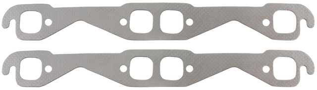 SBC Exhaust Gasket 1.37 x 1.37 Steel Small Block Chev 350 Pair - AF1856-1212-2 AF1854-1212-2 - Aeroflow
