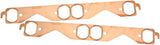 SBC Oval Exhaust Gaskets Copper Embossed 350 Chev Smallpair AF1854-1214 - Aeroflow