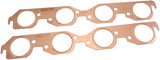 BBC Round Exhaust Gaskets Copper Embossed Big Block Chevpair AF1854-1304 - Aeroflow