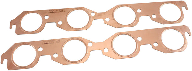 BBC Round Exhaust Gaskets Copper Embossed Big Block Chevpair AF1854-1304 - Aeroflow