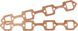 SBF Rectangle Exhaust Gaskets Copper Embossed 289 302 351 Ford Pairaeroflow AF1854-1204 AF1854-1404 - Aeroflow