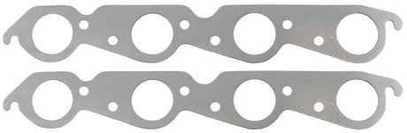 BBC Exhaust Gasket 1.99 x 1.99 Steel Round Big Block Chev 454 Pair - AF1856-1412-1 AF1854-1412-1 - Aeroflow