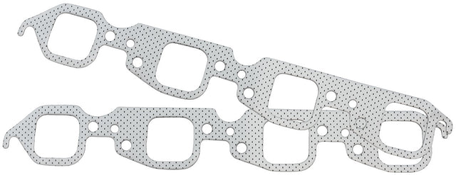 BBC Exhaust Gasket 1.92 x 1.87 Steel Square Big Block Chev 454 Pair - AF1856-14 AF1854-1412 - Aeroflow