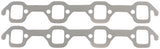 SBF Exhaust Gasket 1.30 x 1.54 Steel Small Block Ford 302 289351 Pair - AF1856-15 AF1854-1512-1 - Aeroflow
