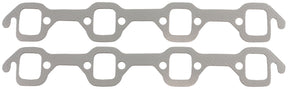 SBF Exhaust Gasket 1.30 x 1.54 Steel Small Block Ford 302 289351 Pair - AF1856-15 AF1854-1512-1 - Aeroflow