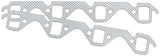SBF Exhaust Gasket 1.07 x 1.40 Steel Small Block Ford 302 289 Pair - AF1856-1512 AF1854-1512 - Aeroflow