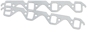 SBF Exhaust Gasket 1.07 x 1.40 Steel Small Block Ford 302 289 Pair - AF1856-1512 AF1854-1512 - Aeroflow