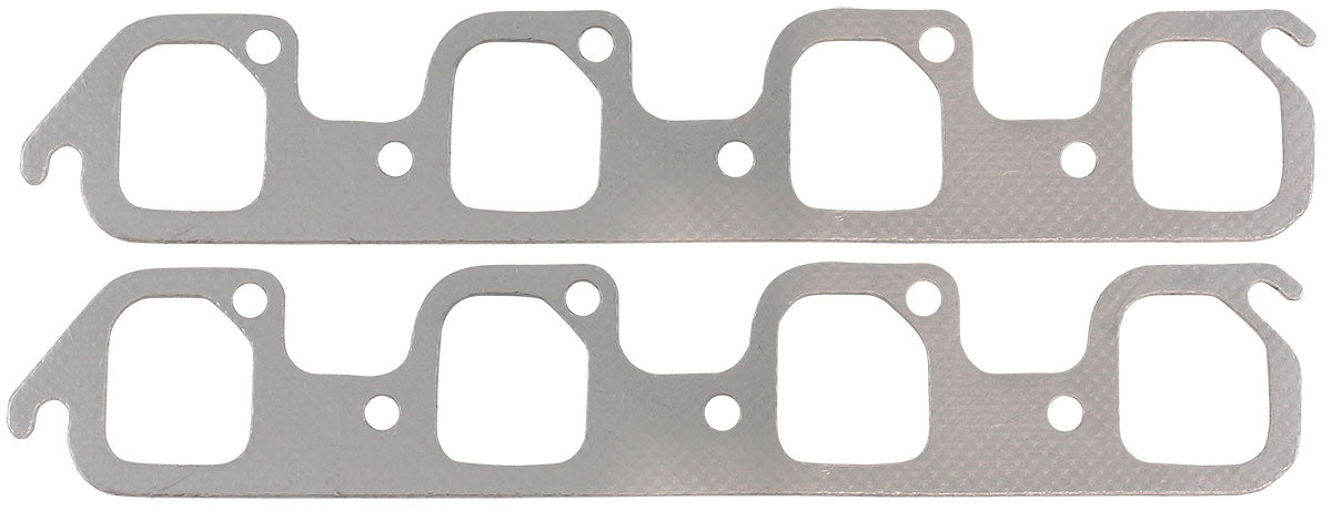 Ford Cleveland 4V Exhaust 1.92 x 2.21 Gasket Steel 351C Pair - AF1856-1812-1 AF1854-1812-1 - Aeroflow