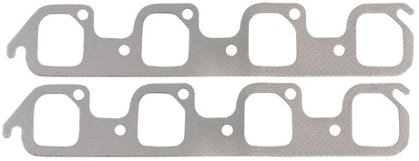 Ford Cleveland 4V Exhaust 1.92 x 2.21 Gasket Steel 351C Pair - AF1856-1812-1 AF1854-1812-1 - Aeroflow