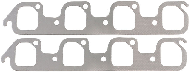 Ford Cleveland 4V Exhaust 1.92 x 2.21 Gasket Steel 351C Pair - AF1856-1812-1 AF1854-1812-1 - Aeroflow