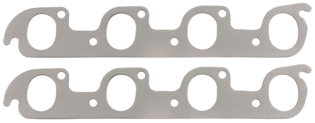 Ford Cleveland 2V Exhaust 1.60 x 1.99 Gasket Steel 351C Pair - AF1856-1812 AF1854-1812 - Aeroflow