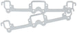 SB Chrysler Exhaust Gaskets 1.25 x 1.75 Small Block 318 Pair - AF1856-1912 AF1854-1912 - Aeroflow