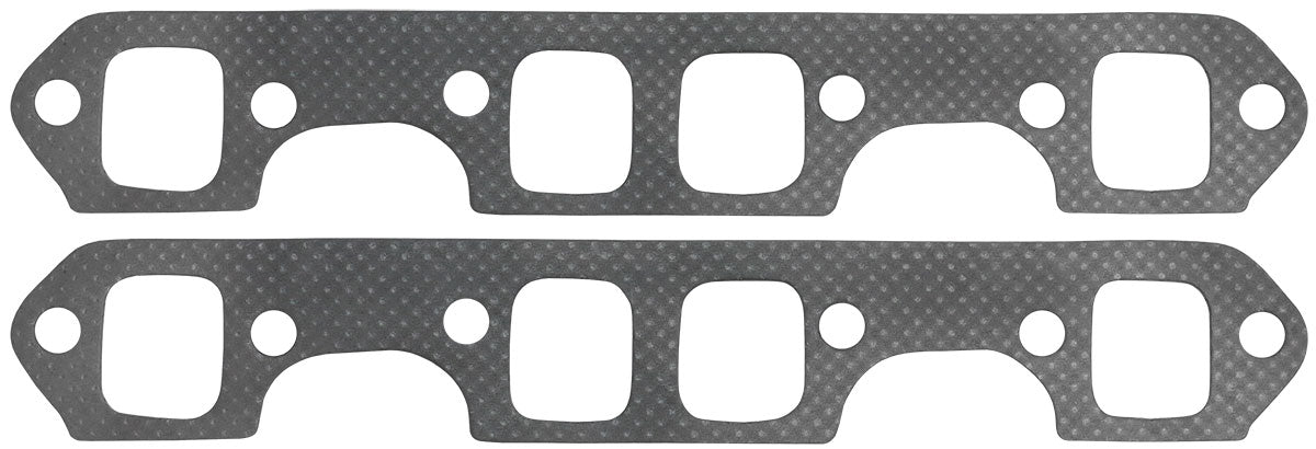 Holden V8 Exhaust Gaskets Steel 253 308 Early Pair - AF1856-2212 AF1854-2212 - Aeroflow
