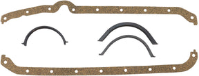 SBC Oil Pan Gasket Cork L/H Dipstick Small Block Chev 350 - AF1854-1207 AF1856-1207 - Aeroflow