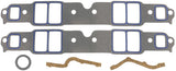 SBC Intake Gaskets 1.38 x 2.28ENDURASEAL Small Block Chev 350 Pair - AF1857-12 AF1857-1214-2 - Aeroflow