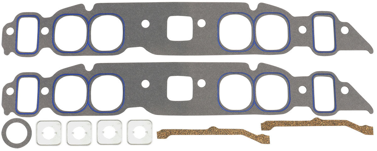 BBC Intake Gaskets 1.88 x 2.10 Oval Enduraseal Big Block CHEV454 Pair - AF1857-14 AF1857-1414 - Aeroflow
