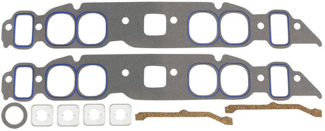 BBC Intake Gaskets 1.88 x 2.10 Oval Enduraseal Big Block CHEV454 Pair - AF1857-14 AF1857-1414 - Aeroflow