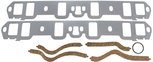 SBF Intake Gaskets 1.10 x 1.95 Graphite Small Block Ford Wind 289 302 - AF1857-151 AF1857-1510 - Aeroflow