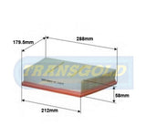 Air Filter RANGE ROVER (C29006) AF1871 - Transgold | Universal Auto Spares