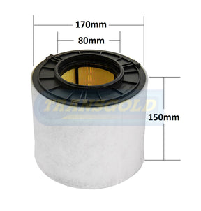 Air Filter (WA5442) AUDI / VW AF1939 - Transgold | Universal Auto Spares