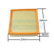 Air Filter (WA5511) Toyota Camry 70 Series AF1975 - Transgold | Universal Auto Spares