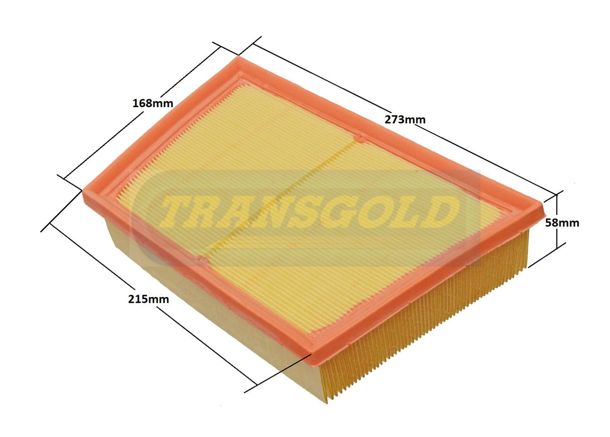 Air Filter Range Rover Evoque 2ltr 18-20 AF1982 - Transgold | Universal Auto Spares
