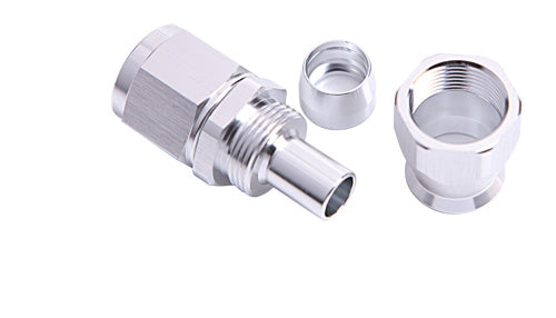 Stainless Straight Hose -4 Swivel To -3 Hose End Teflon Hose AF201-04-03 - Aeroflow