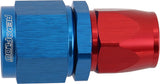 Stepped Straight End -6 Hose To -8AN Reducer Hose End Blue Teflon AF201-06-08D - Aeroflow