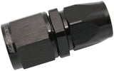 Stepped Straight End -6 Hose To -8AN Reducer Hose End Black Teflon AF201-06-08DBLK - Aeroflow