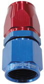 Alloy Straight Hose End -6AN Blue Swivel Nut Suit Teflon AF201-06D - Aeroflow