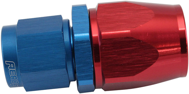 Stepped Straight End -8 Hose To -6AN Expander Hose End Blue Teflon AF201-08-06D - Aeroflow