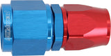 Stepped Straight End -8 Hose To -10AN Reducer Hose End Blue Teflon AF201-08-10D - Aeroflow