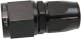 Stepped Straight End -8 Hose To -10AN Reducer Hose End Black Teflon AF201-08-10DBLK - Aeroflow