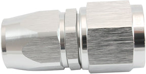 Stepped Straight End -8 Hose To -10AN Reducer Hose End Silver Teflon AF201-08-10DS - Aeroflow