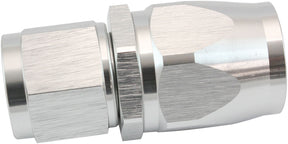 Stepped Straight End -10 Hose To -8AN Expander Hose End Silver Teflon AF201-10-08DS - Aeroflow