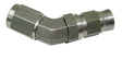 SS 45 Deg Hose End -4AN Steel Full Swivel Suit Teflon AF202-04 - Aeroflow